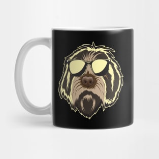 Neon Wirehaired Pointing Griffon Vibes Mug